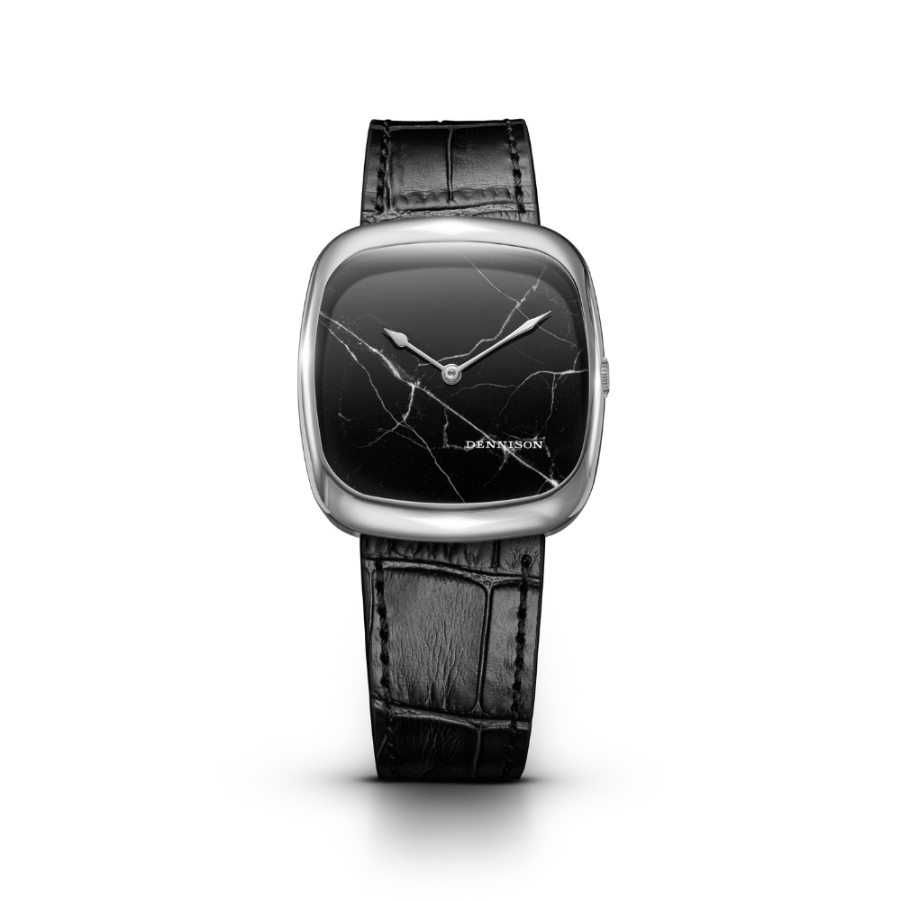 DENNISON ALD Black Marble In Steel