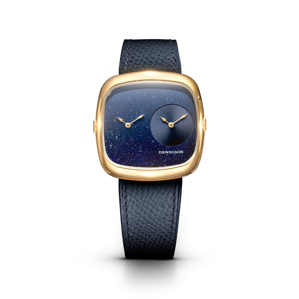 DENNISON Aventurine & Black Sunray In Gold