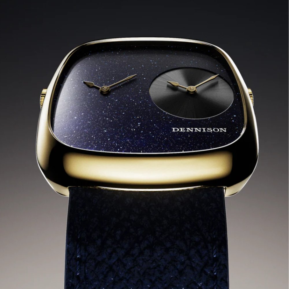 DENNISON Aventurine & Black Sunray In Gold