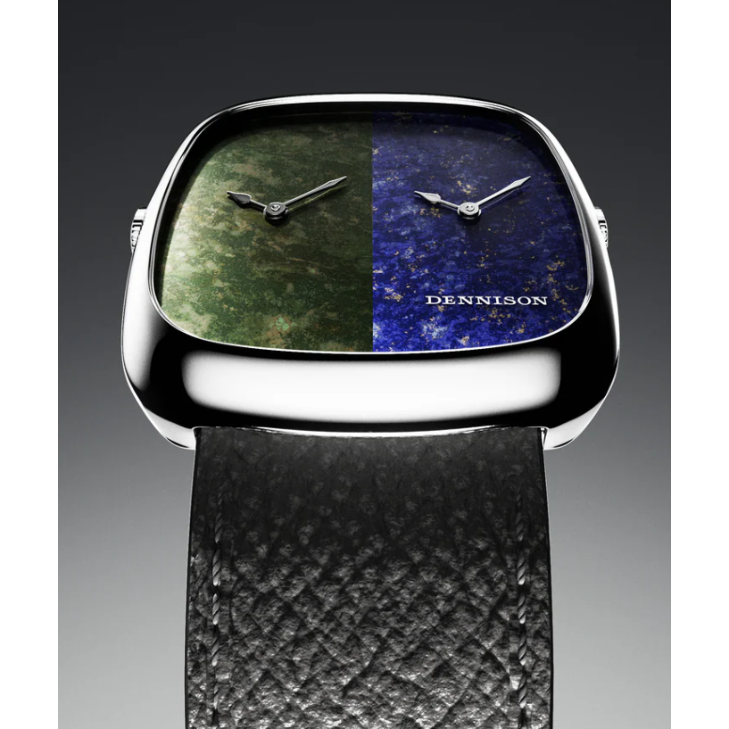 DENNISON ALD Dual Time Héliotrope et Lapis en acier