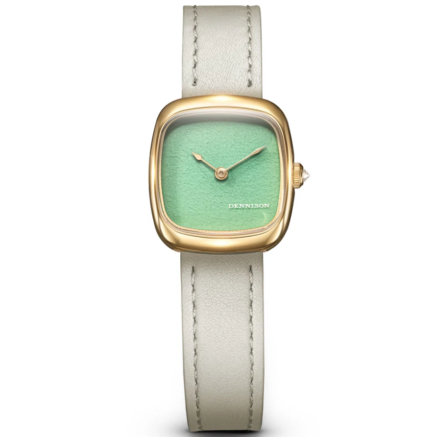 DENNISON ALD Mini Lagoon Jadeite In Gold