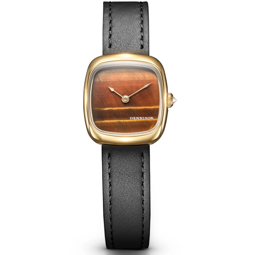 DENNISON ALD Mini Mini Tiger Eye In Gold