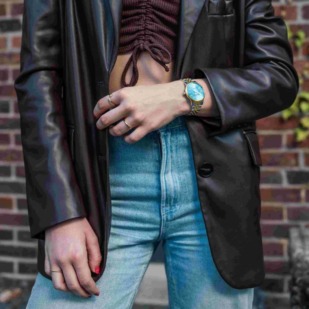 MeisterSinger Yaara - Ice Blue with Gold