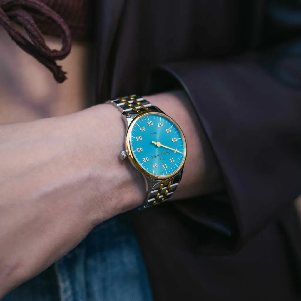 MeisterSinger Yaara - Ice Blue with Gold