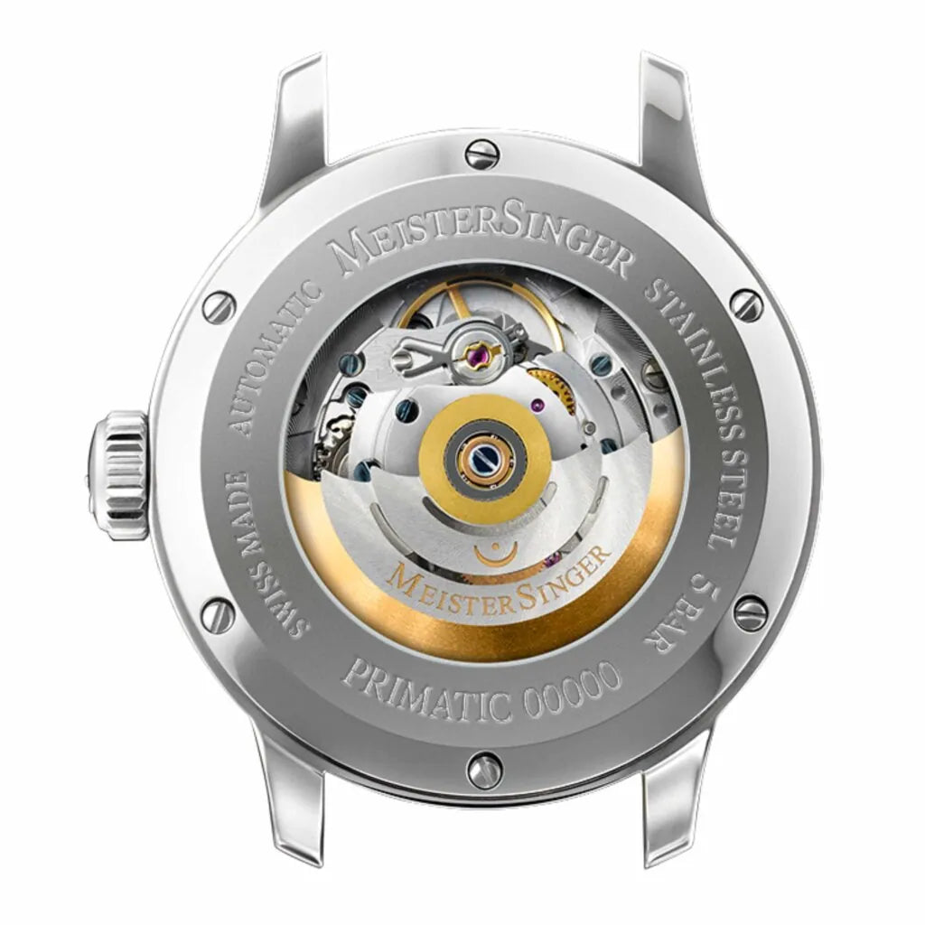 MeisterSinger Primatic 365 -Sunburst Steelblue with Gold