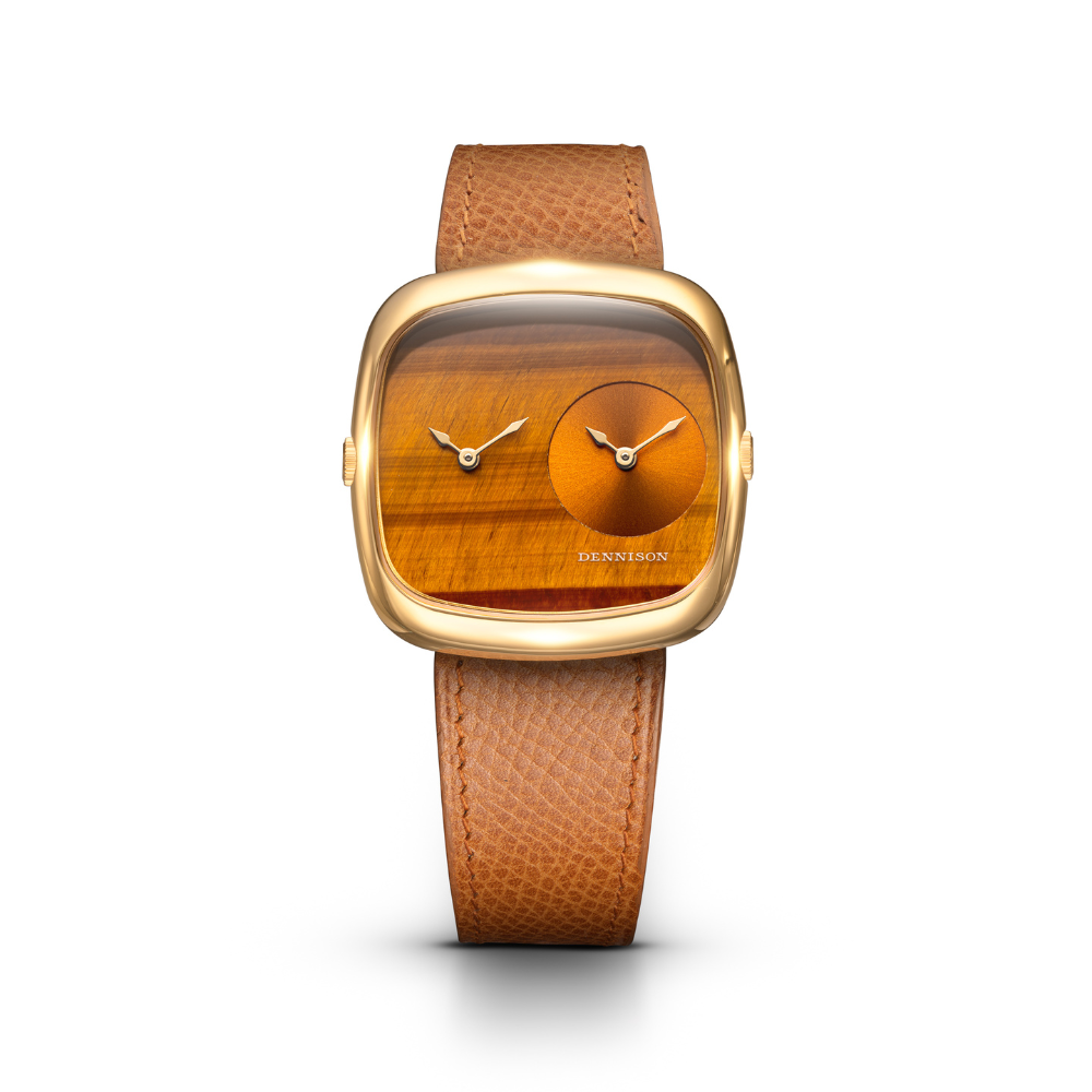 DENNISON Tiger Eye & Gold Sunray In Gold