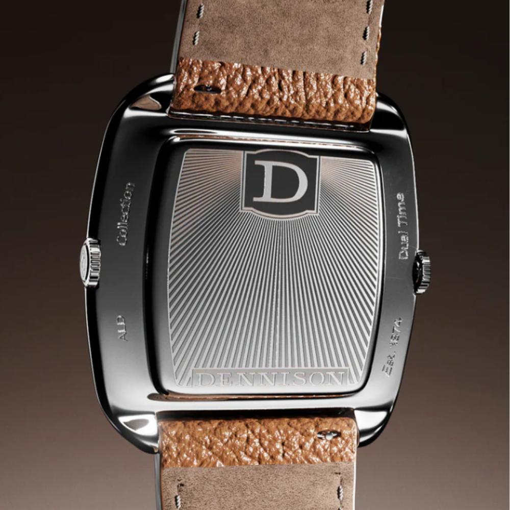 DENNISON Tiger Eye & Gold Sunray In Steel