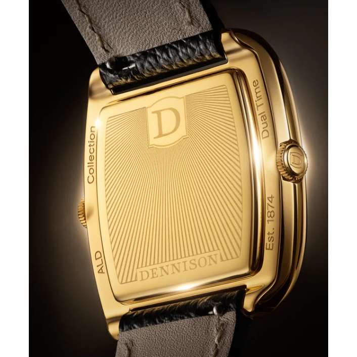 DENNISON ALD Dual Time Œil de Tigre & Marbre en Or