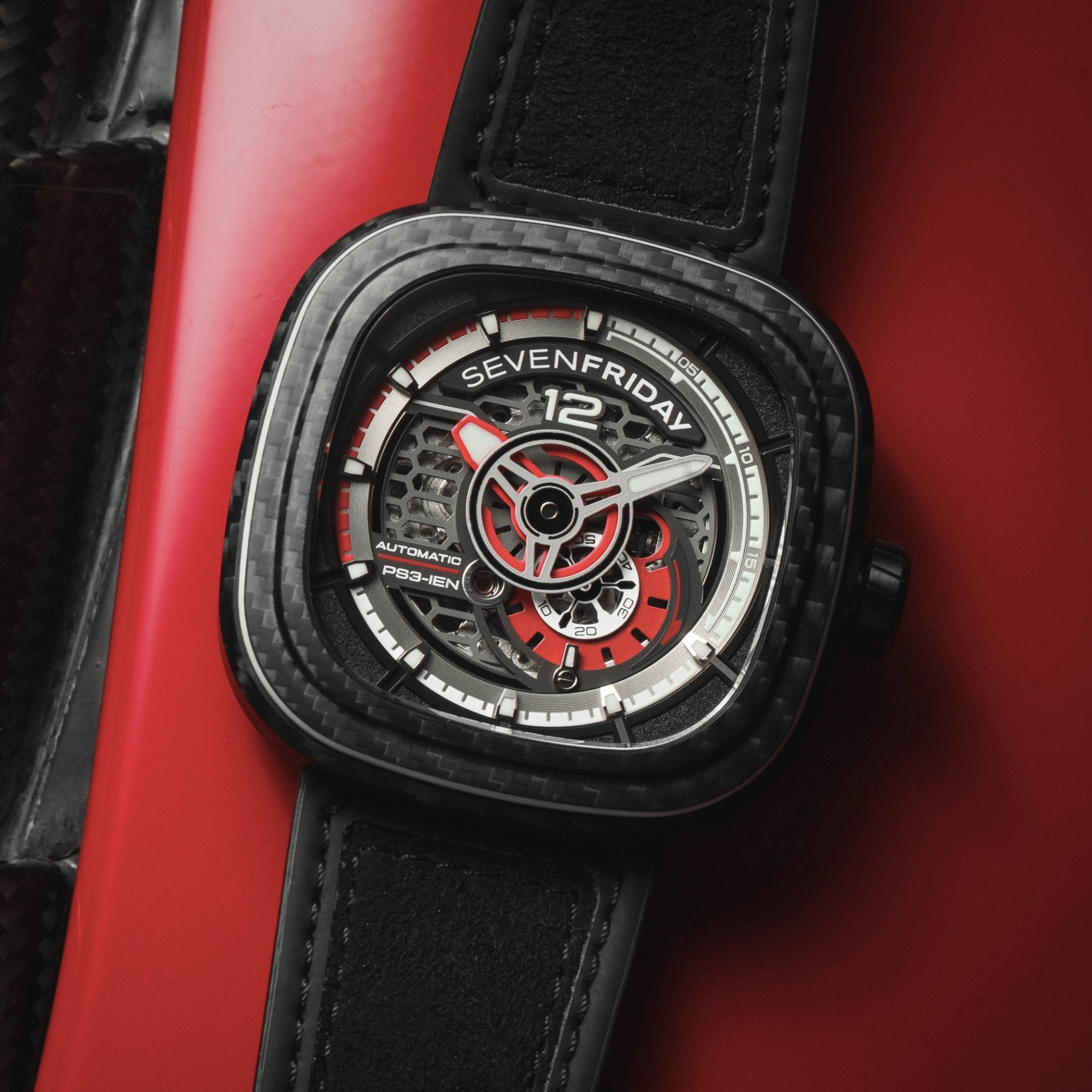 SEVENFRIDAY 腕時計 ブラック スクエア型 セブンフライデー(SEVENFRIDAY) 新品・中古時計通販 - The Watch