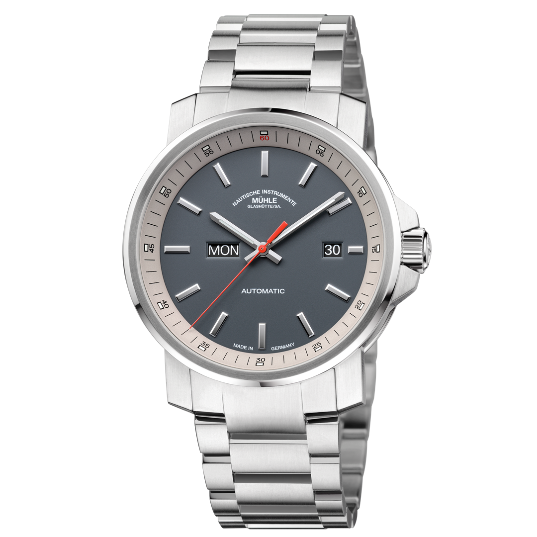 MUHLE GLASHUTTE ミューレグラスヒュッテ正面画像29er Day/Date M1-25-34-MB