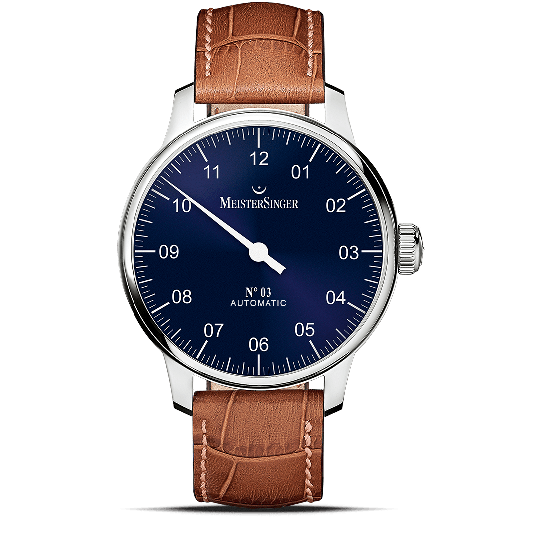 MeisterSinger №03 43mm - Sunburst Blue