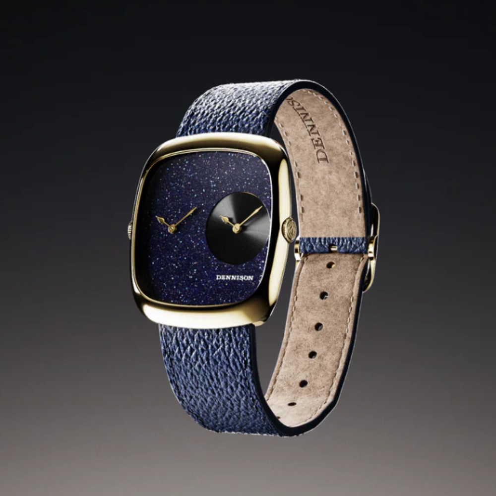 DENNISON Aventurine & Black Sunray In Gold