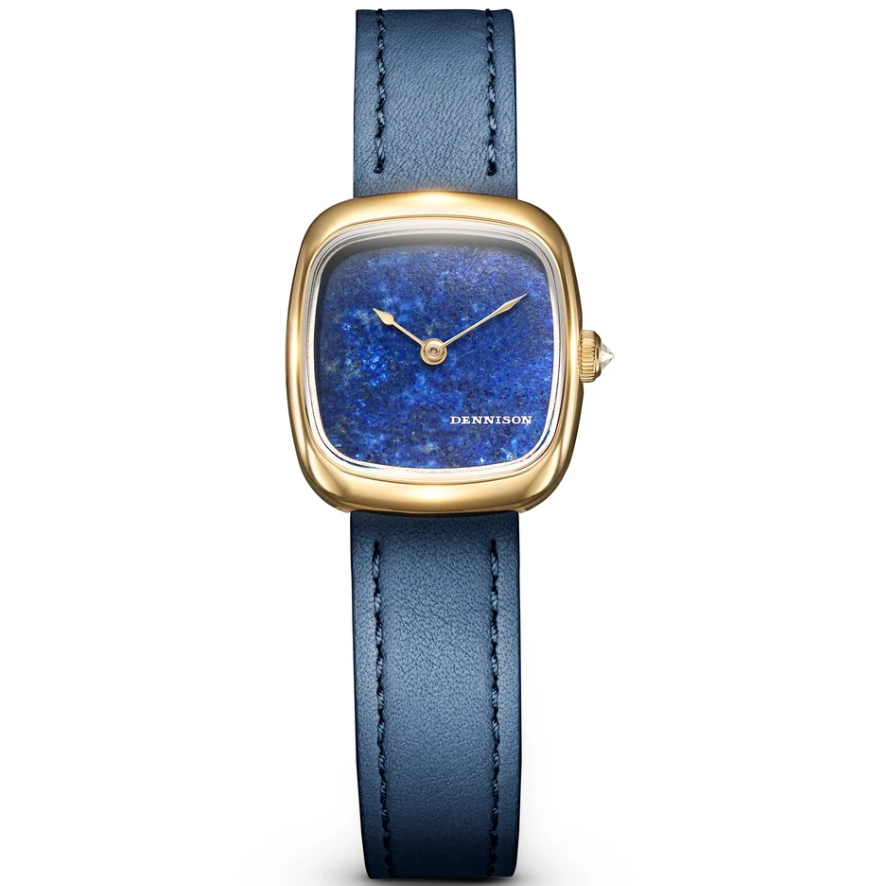 DENNISON ALD Mini Lapis Lazuli In Gold