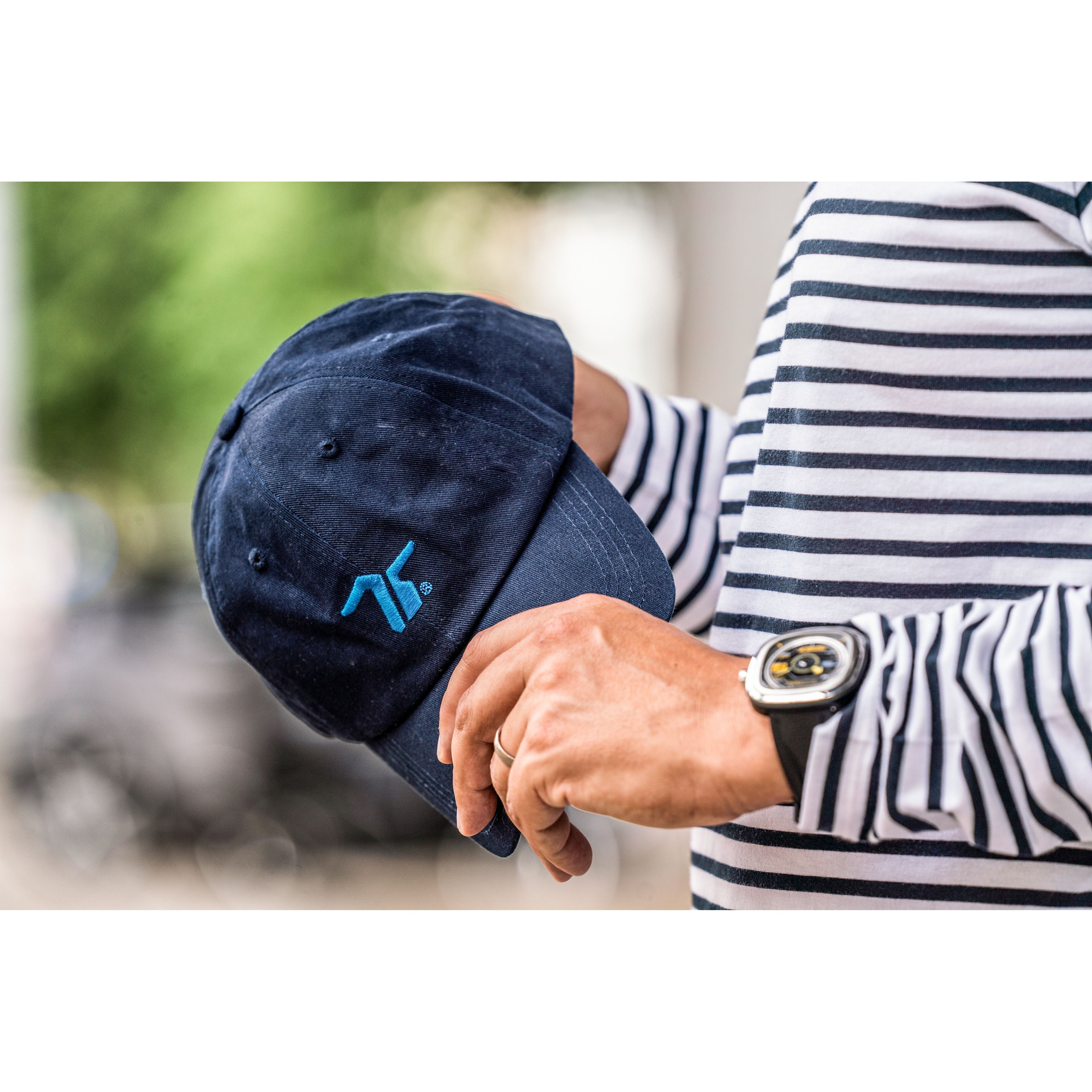 SEVENFRIDAY Soft Cap - Beige Navy