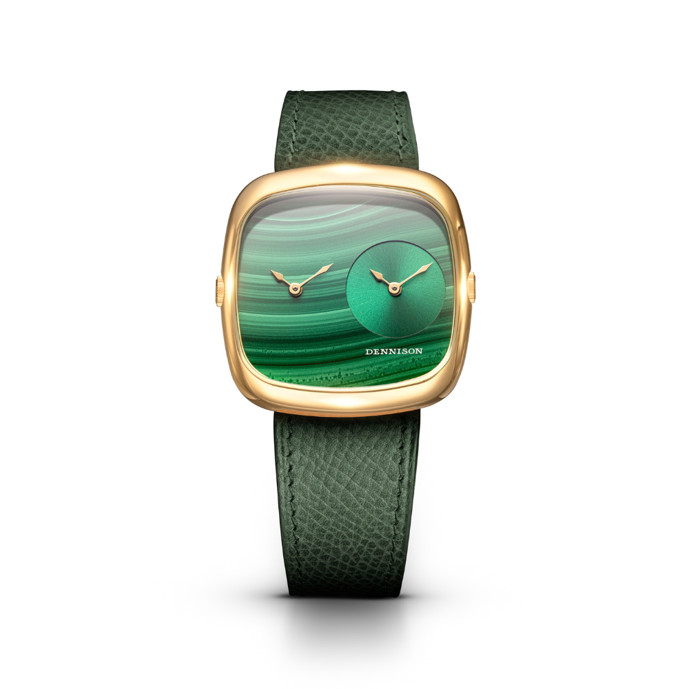 DENNISON Malachite & Green Sunray In Gold