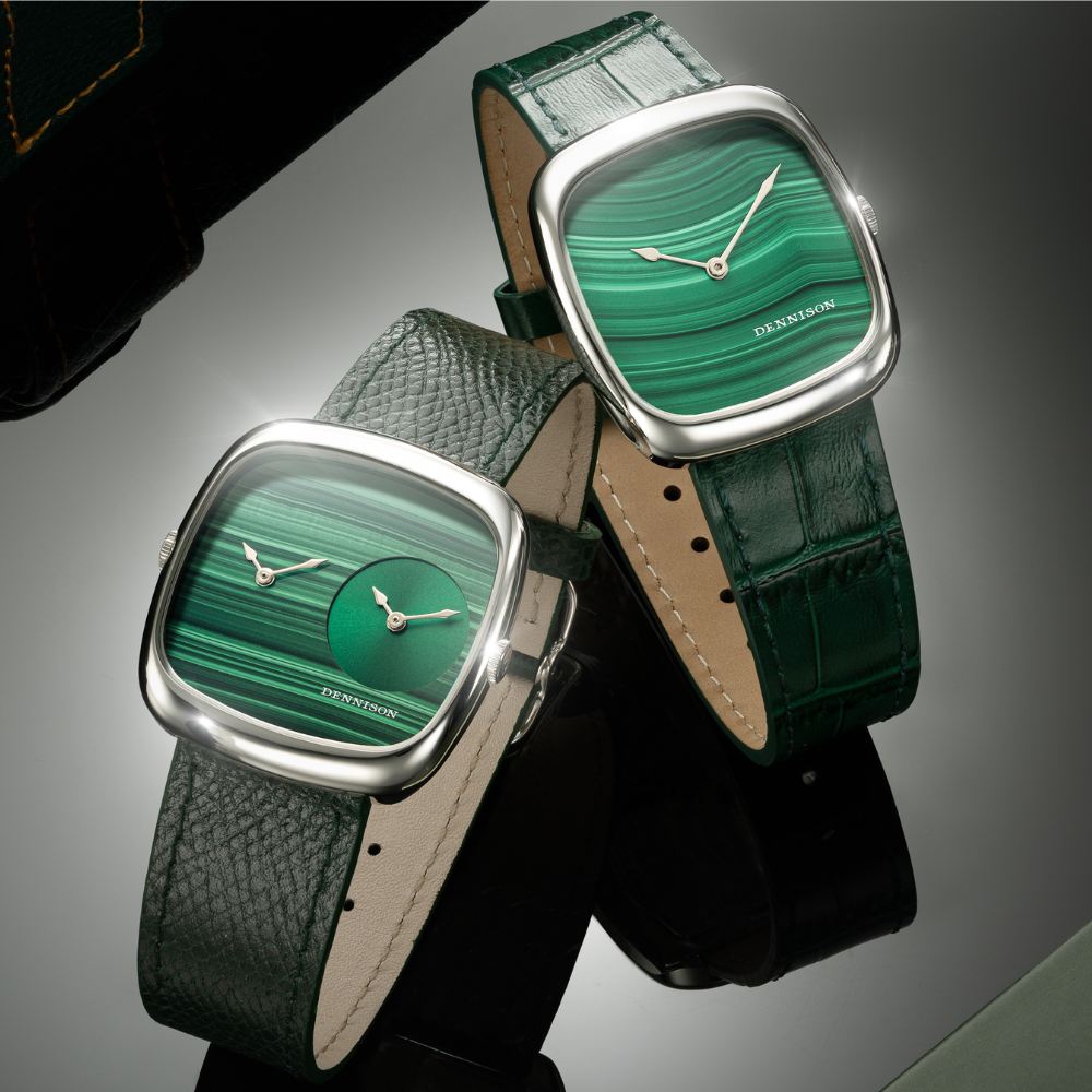 DENNISON Malachite & Green Sunray In Steel