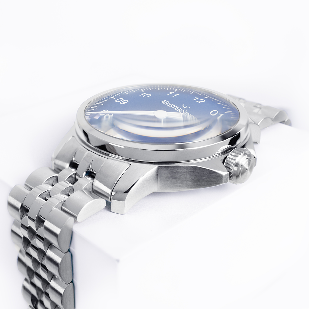 MeisterSinger  Unomat - Sunburst medium blue