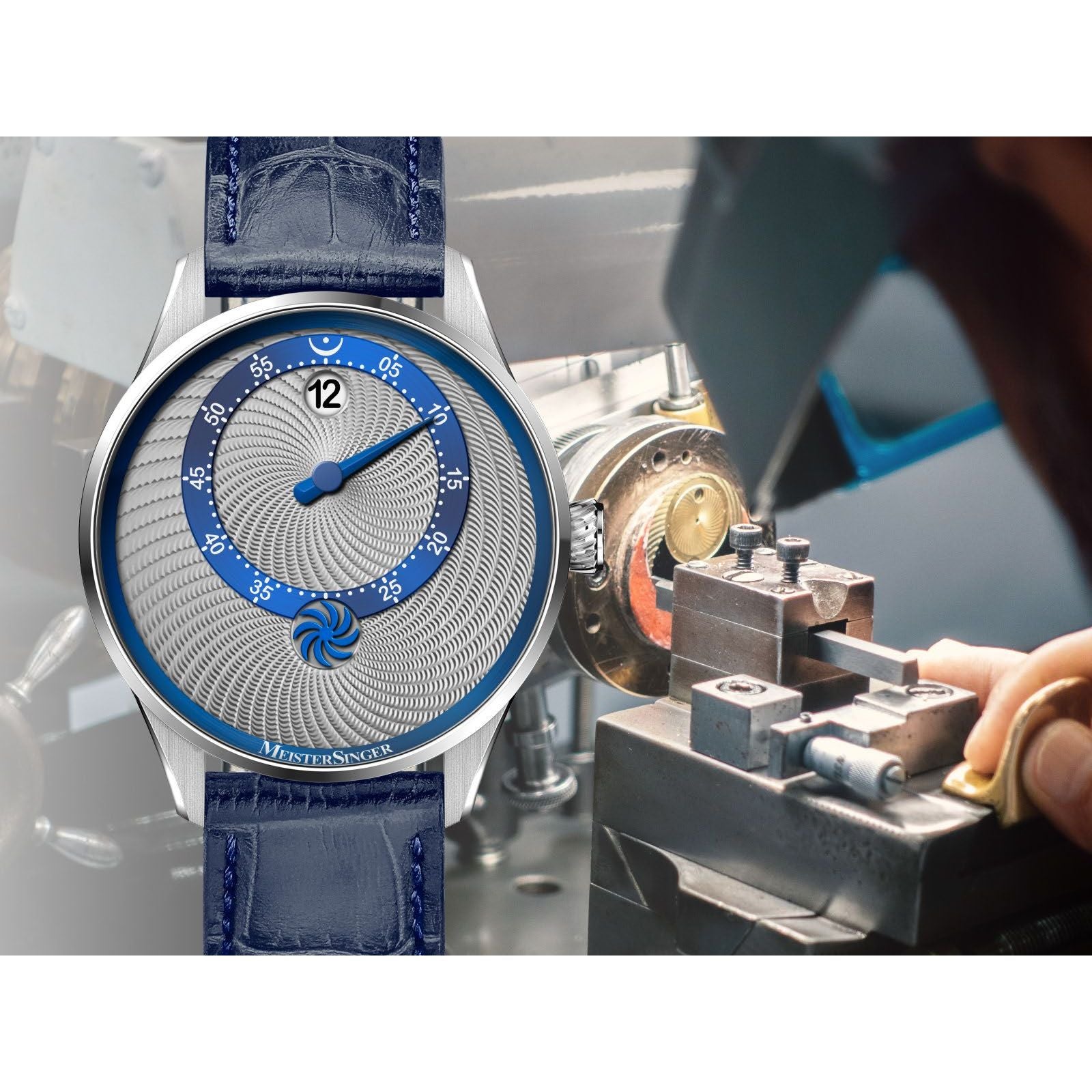 MeisterSinger Souscription Panthero, Jumping Hour Guilloché （世界66本限定・日本2本限定）