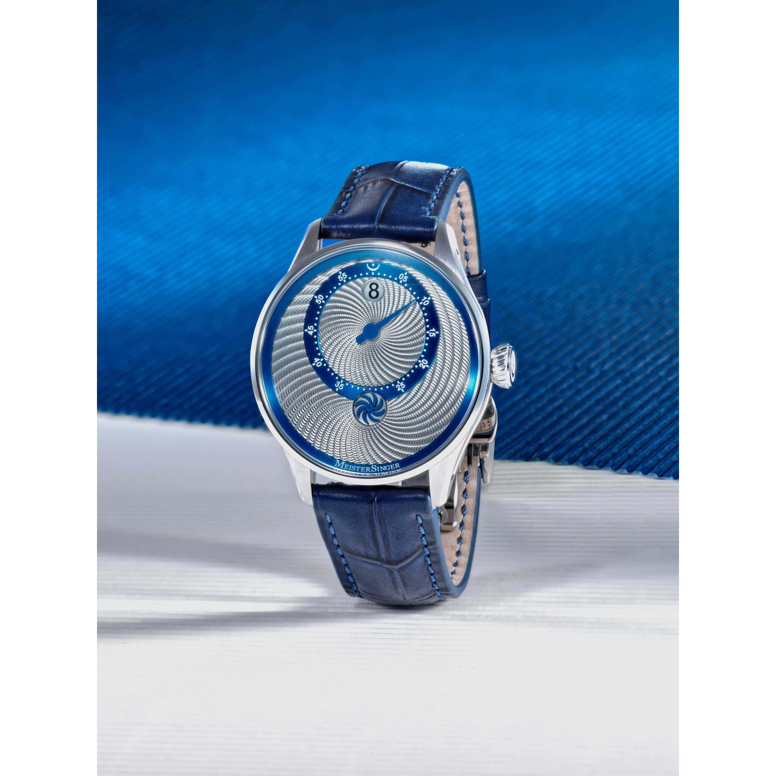 MeisterSinger Souscription Panthero, Jumping Hour Guilloché （世界66本限定・日本2本限定）