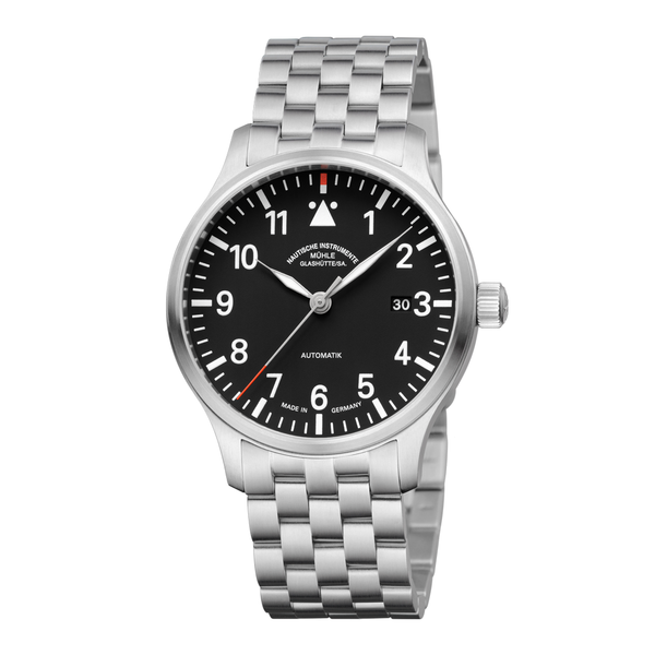 Mühle Glashütte M1-37-44-MB｜Terrasport II ブラックダイヤル メタル