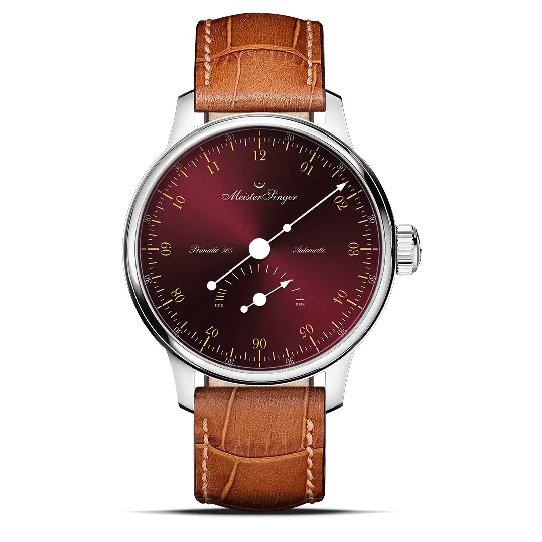 MeisterSinger Primatic 365 -Sunburst bordeaux with gold