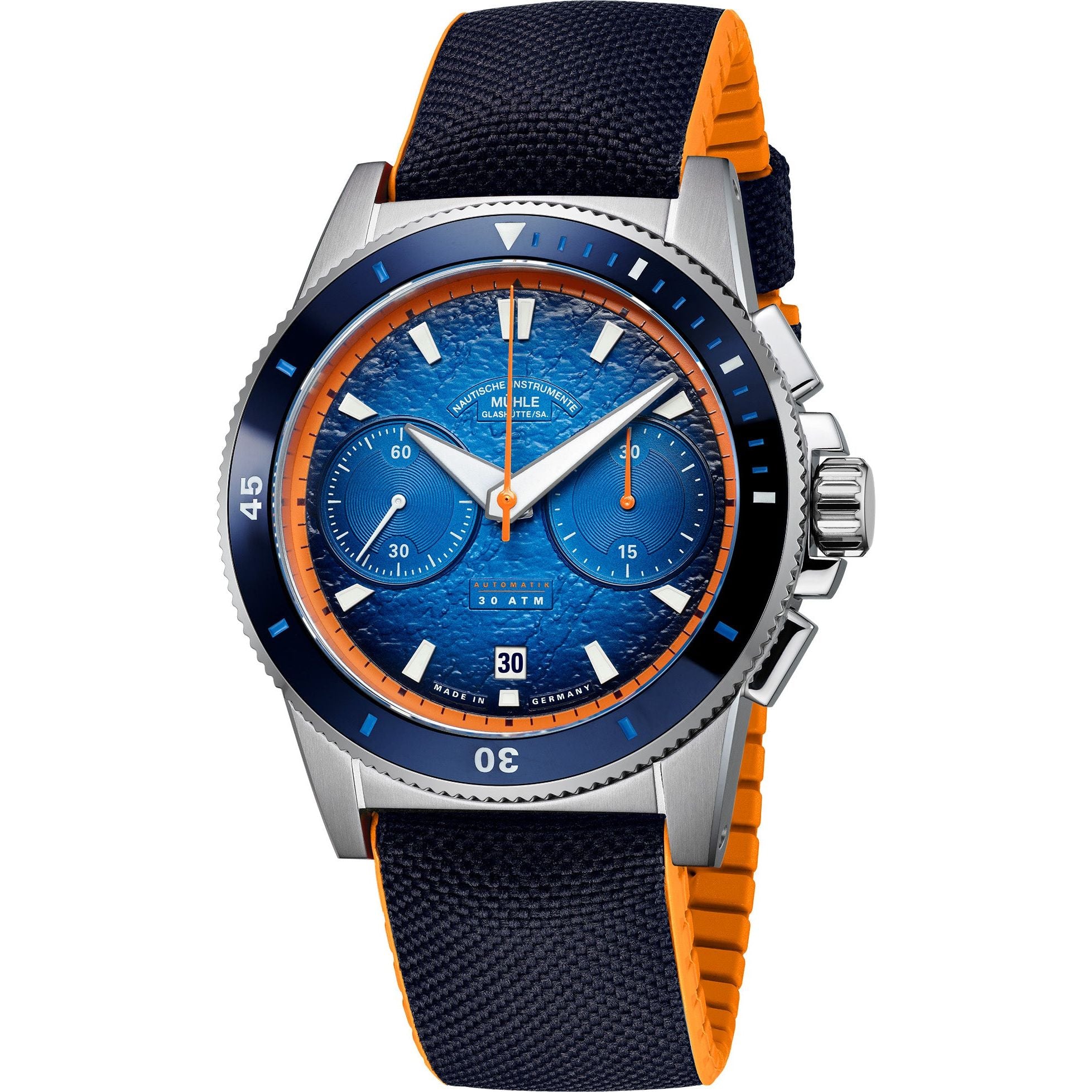 Mühle Glashütte Sportivo Active Chronograph｜30気圧防水×62時間